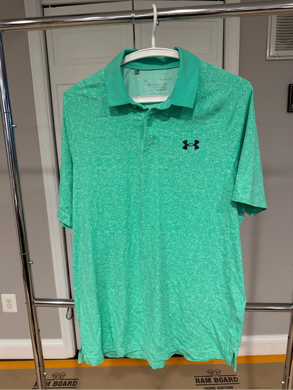 Under Armour Men’s Mint Green Polo Shirt